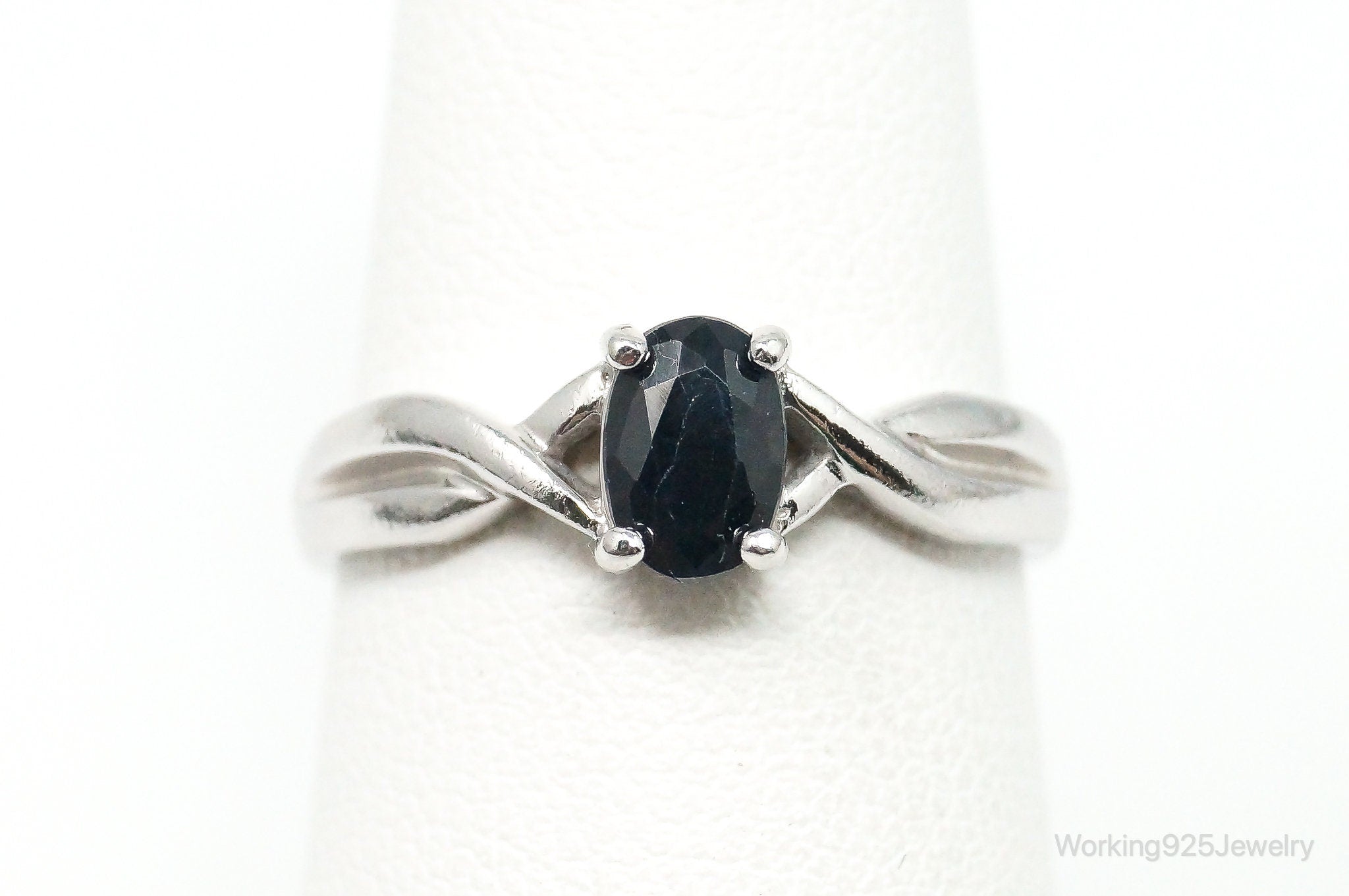 Designer Ross Simons Sapphire Sterling Silver Ring - Size 6