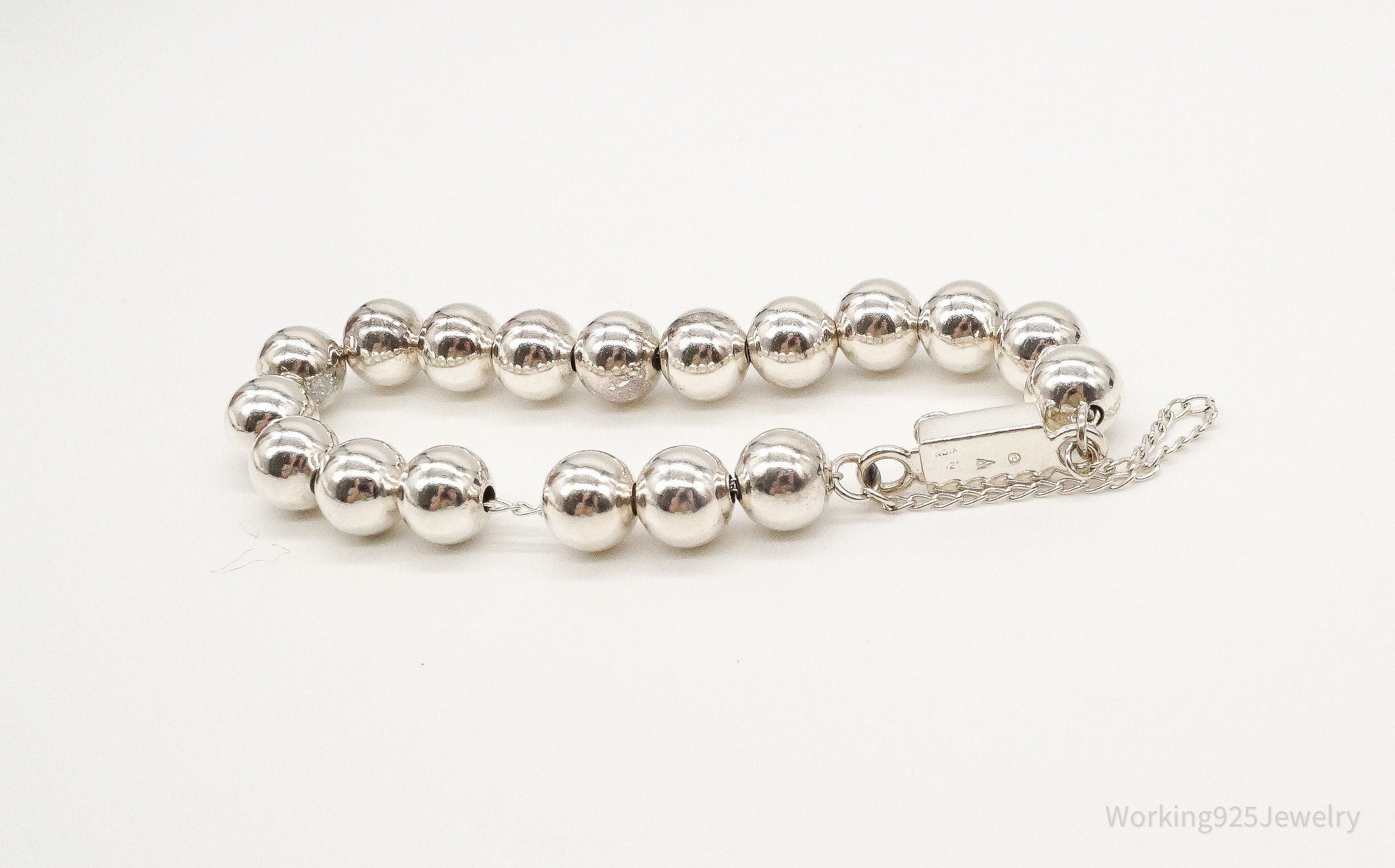 Designer Silpada Beaded Sterling Silver Bracelet