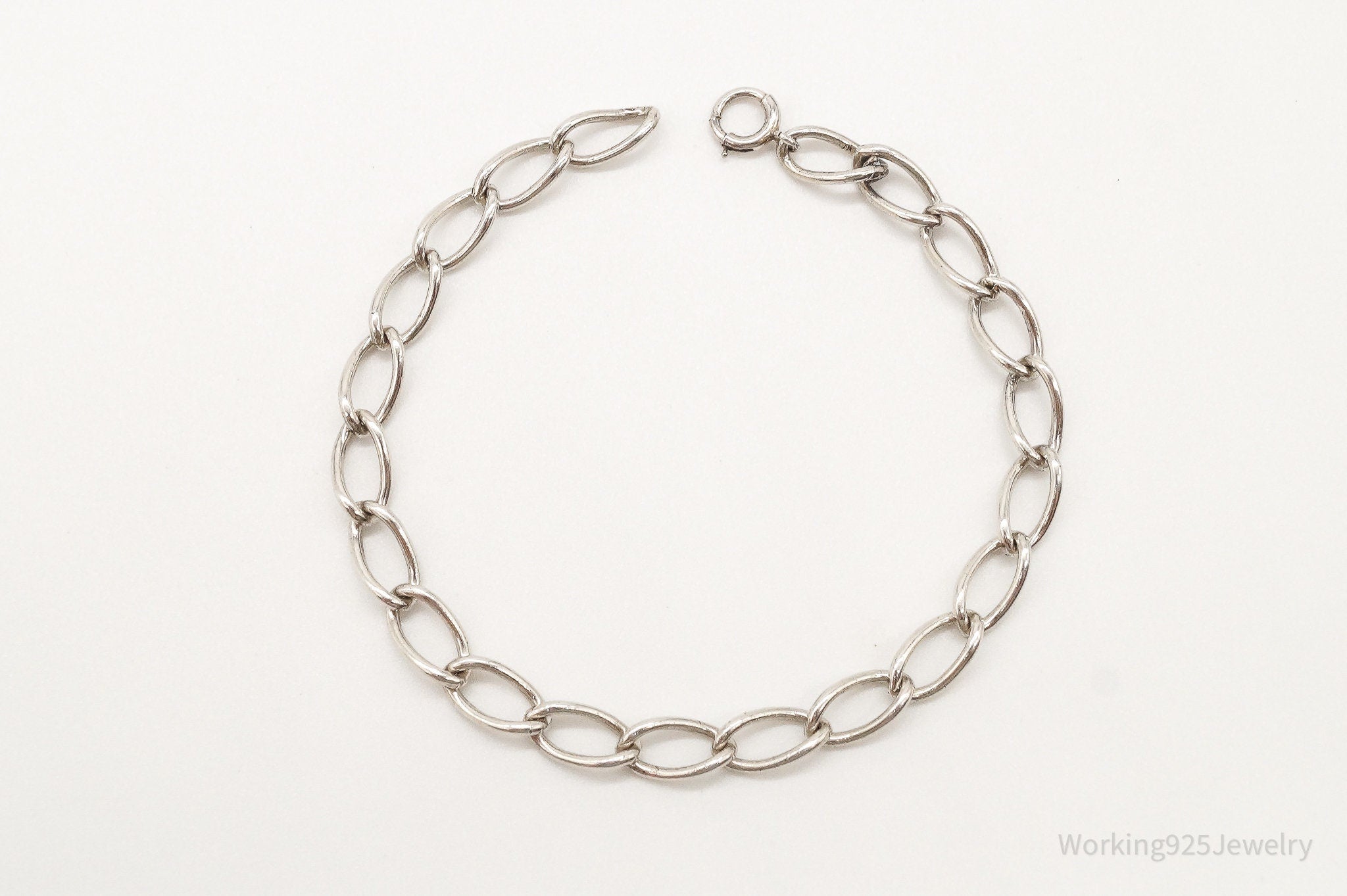 Antique Sterling Silver Chainlink Bracelet