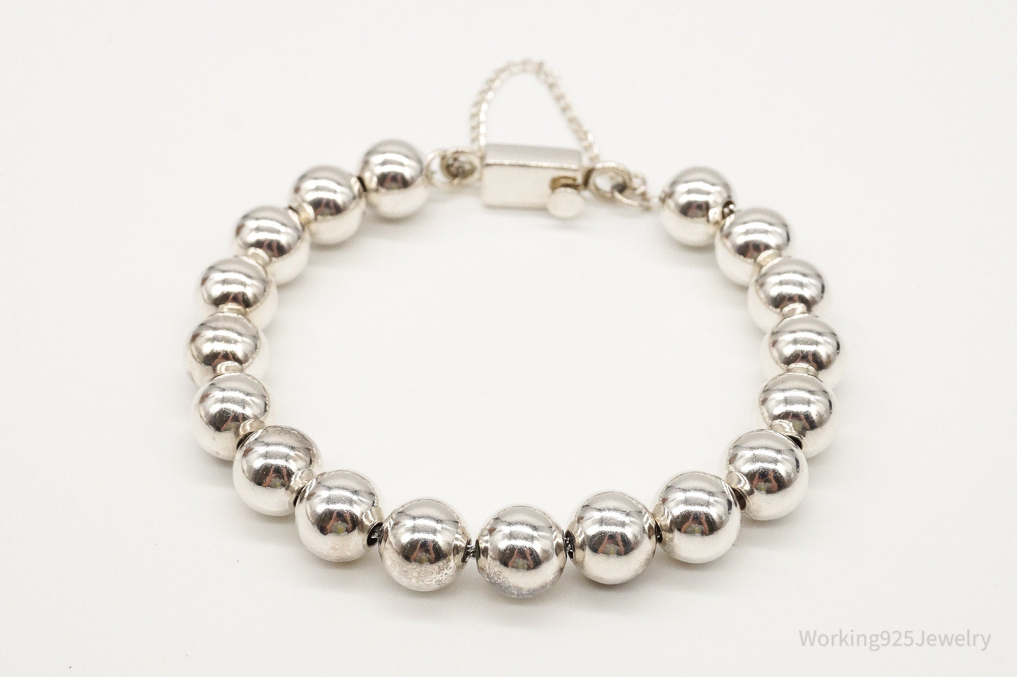 Designer Silpada Beaded Sterling Silver Bracelet