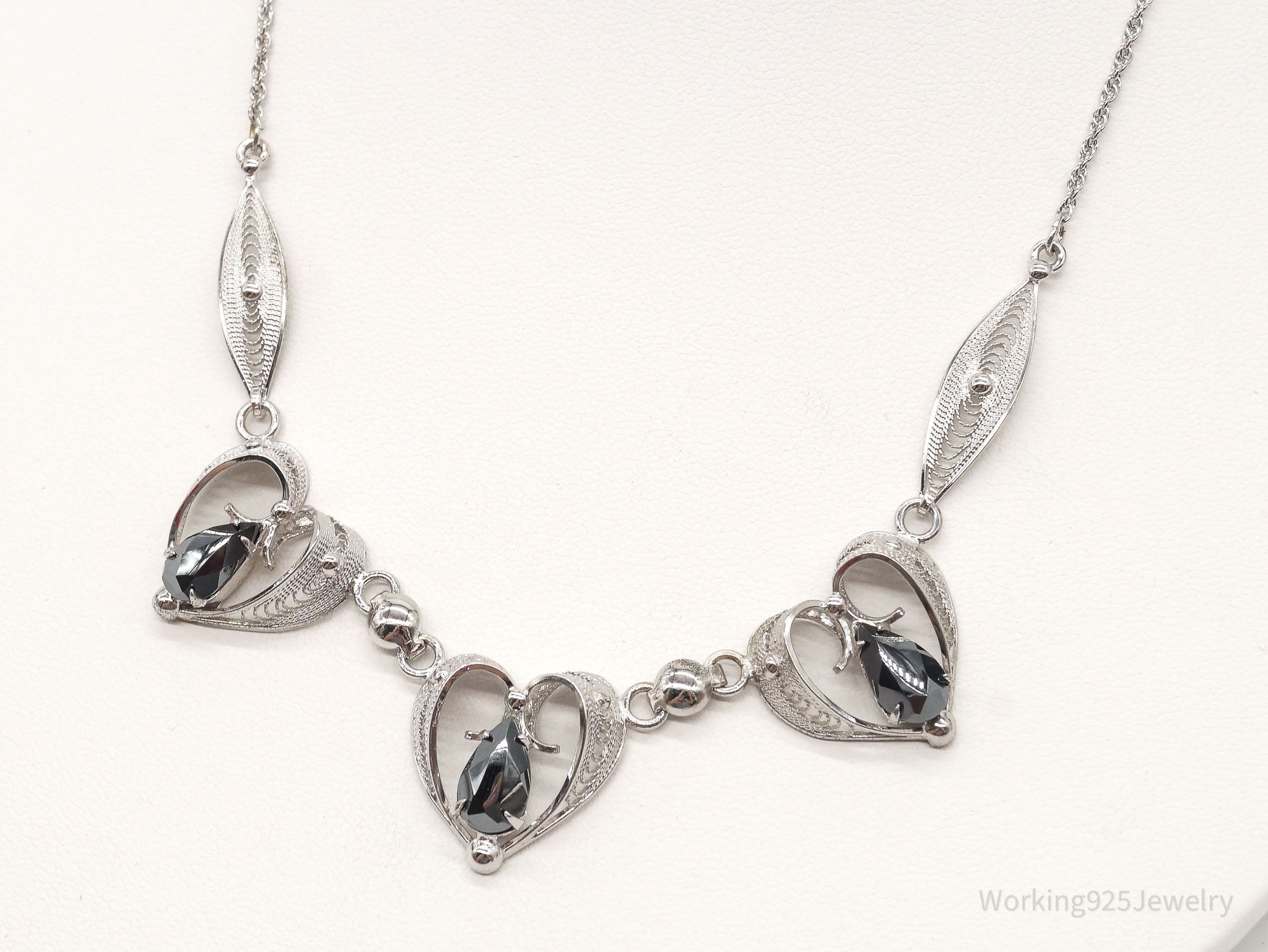 2024 Vintage hematite necklace