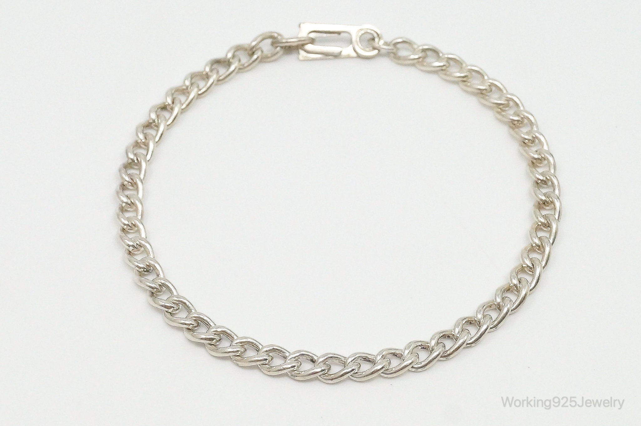 Antique Sterling Silver Chain Bracelet