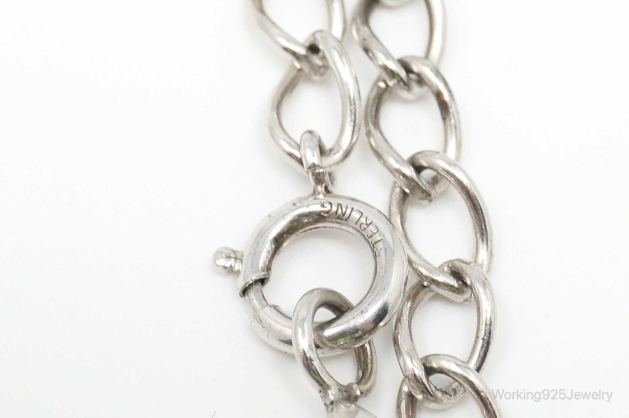 Antique Sterling Silver Chain Bracelet