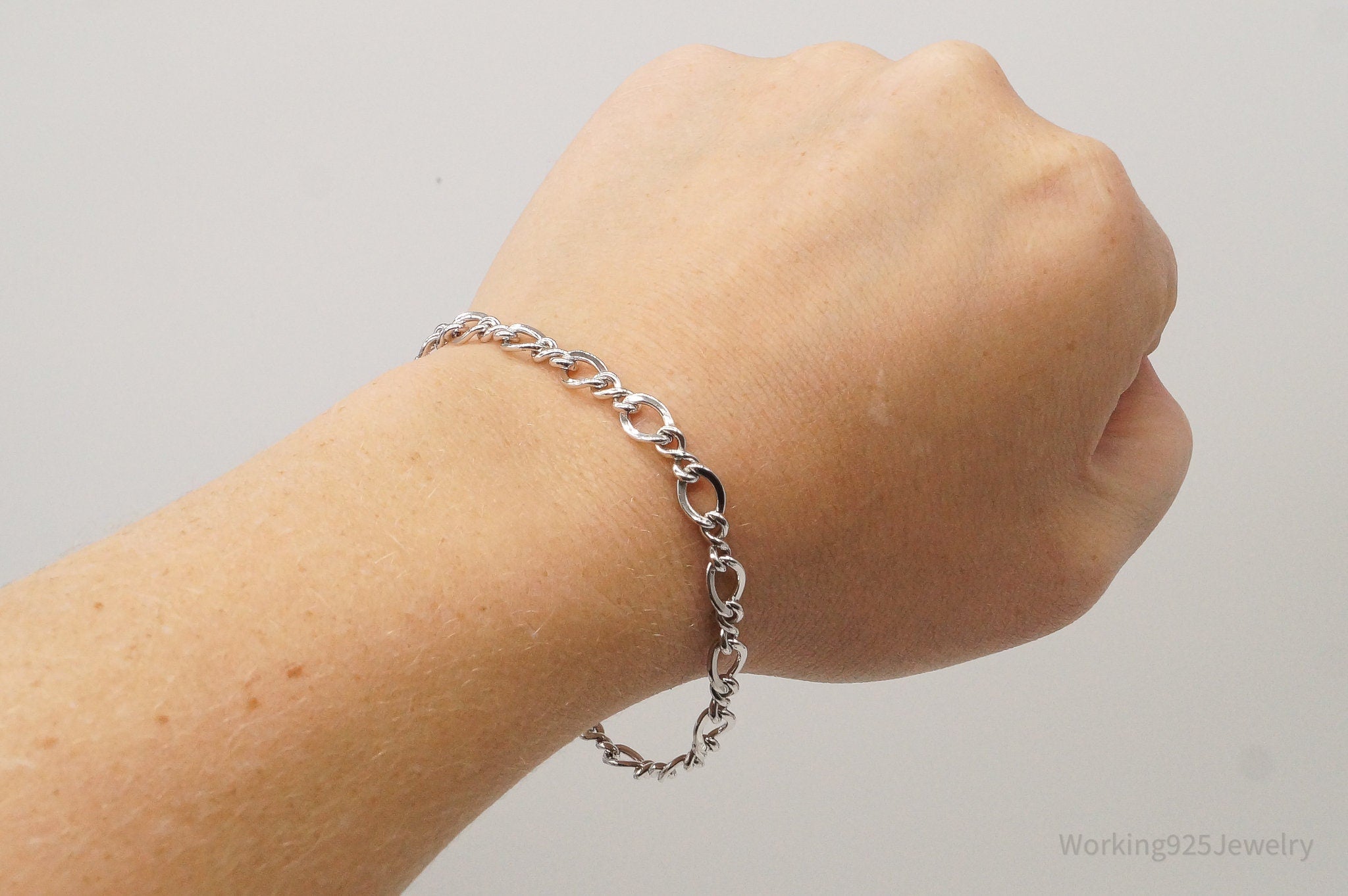 Antique Sterling Silver Chainlink Bracelet