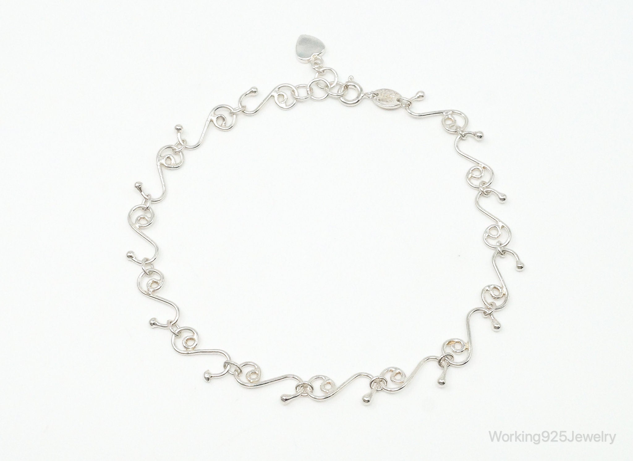 Designer Silpada Sterling Silver Anklet