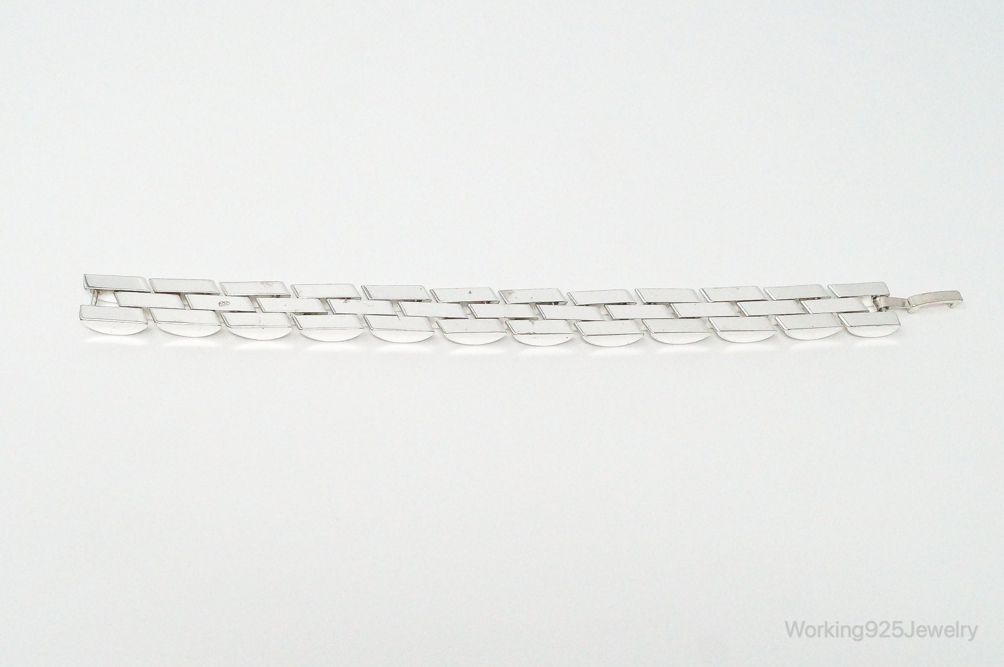 Modern Style Sterling Silver Bracelet